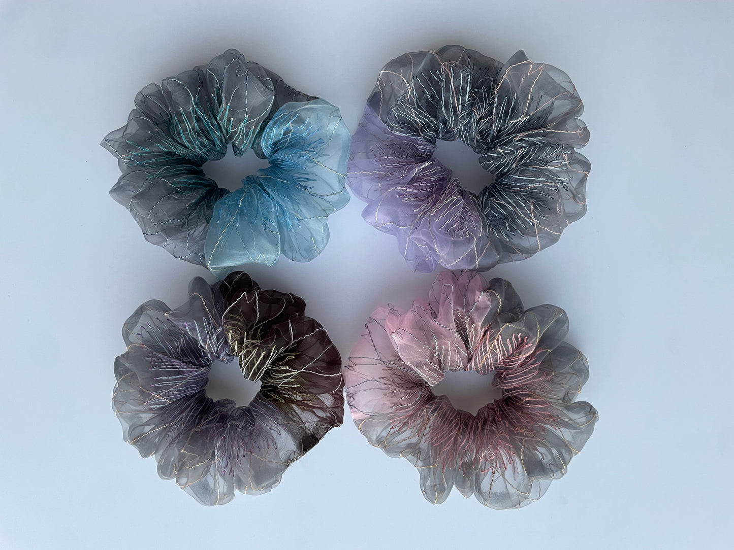 new!!scrunchie bicolor 20