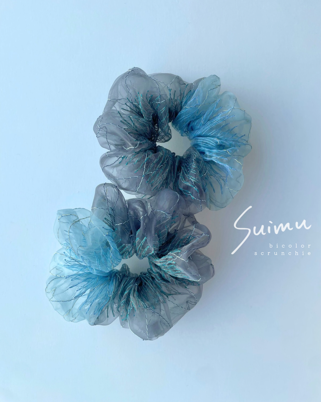 new!!scrunchie bicolor 18