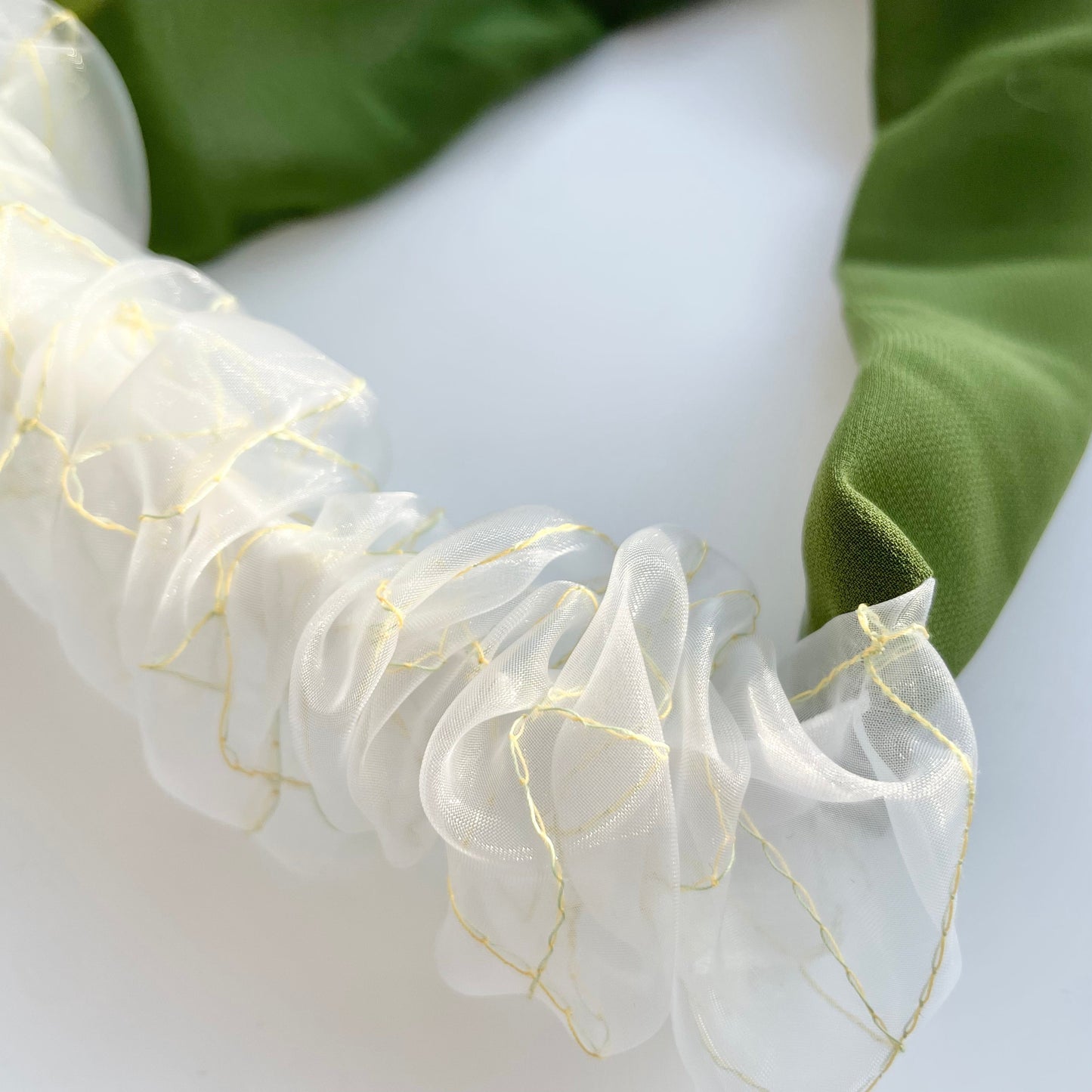 8th pop up scrunchie hairband 2tone(1点のみ)10