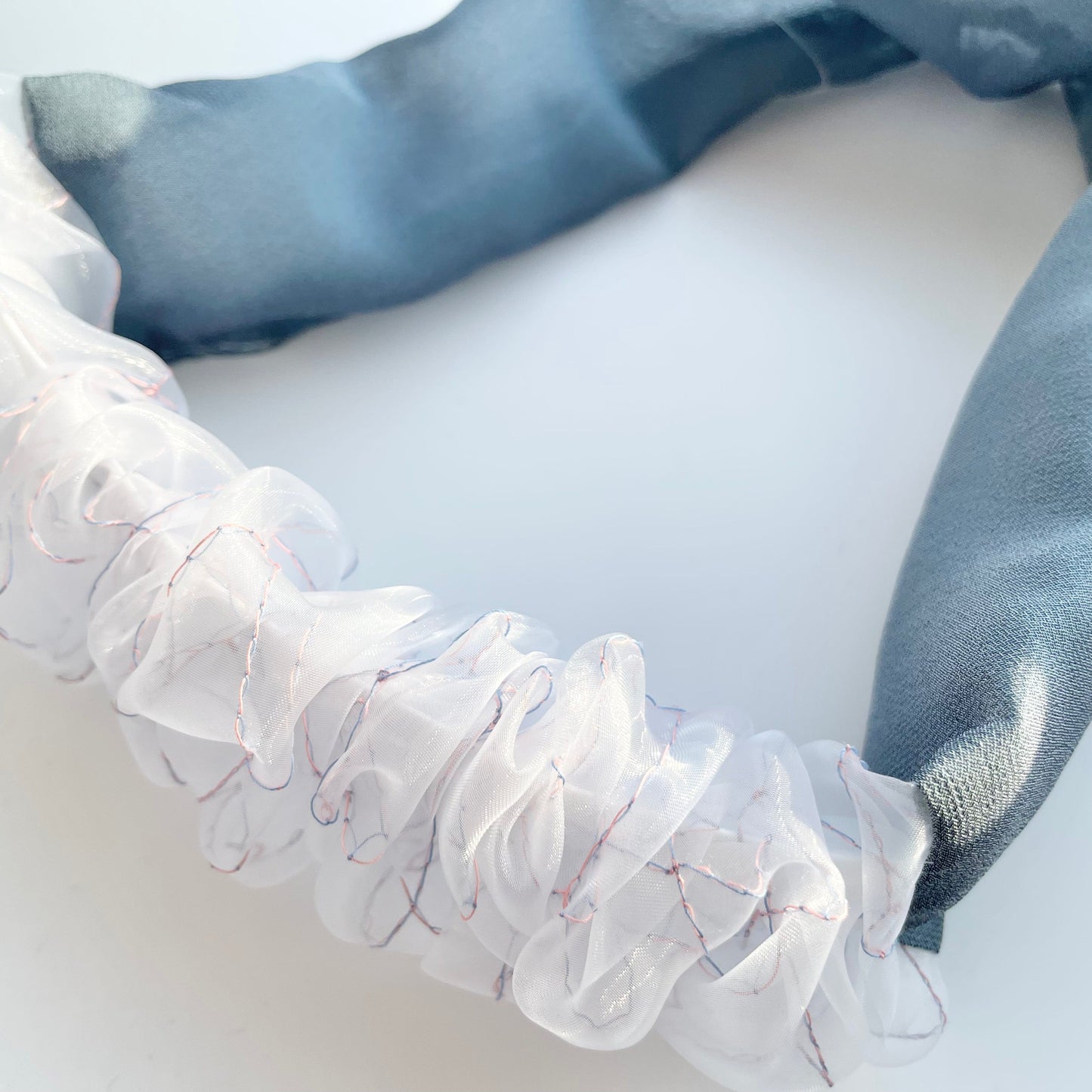8th pop up scrunchie hairband 2tone(1点のみ)9