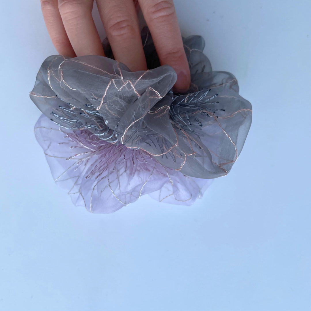 new!!scrunchie bicolor 20