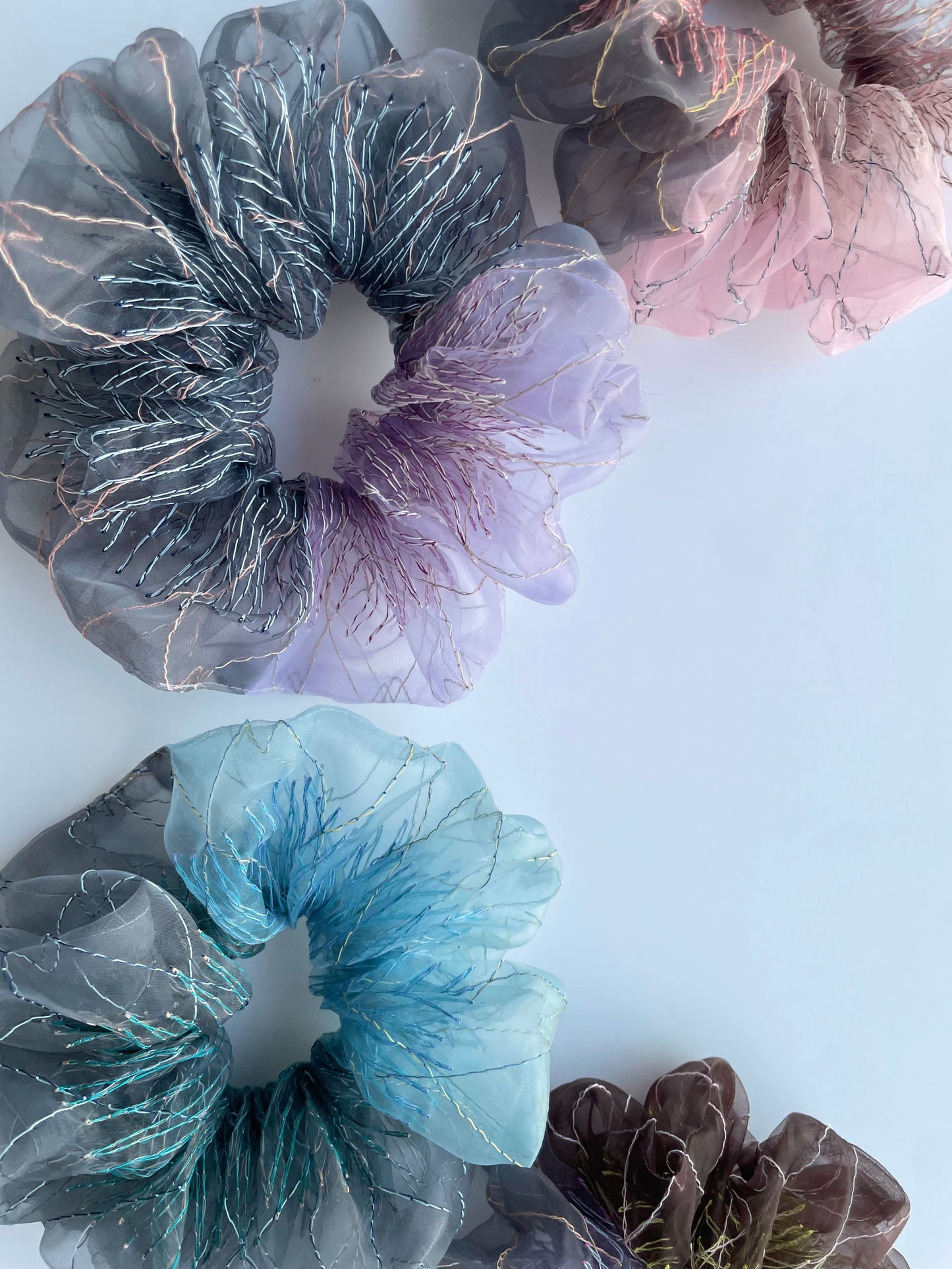 new!!scrunchie bicolor 18