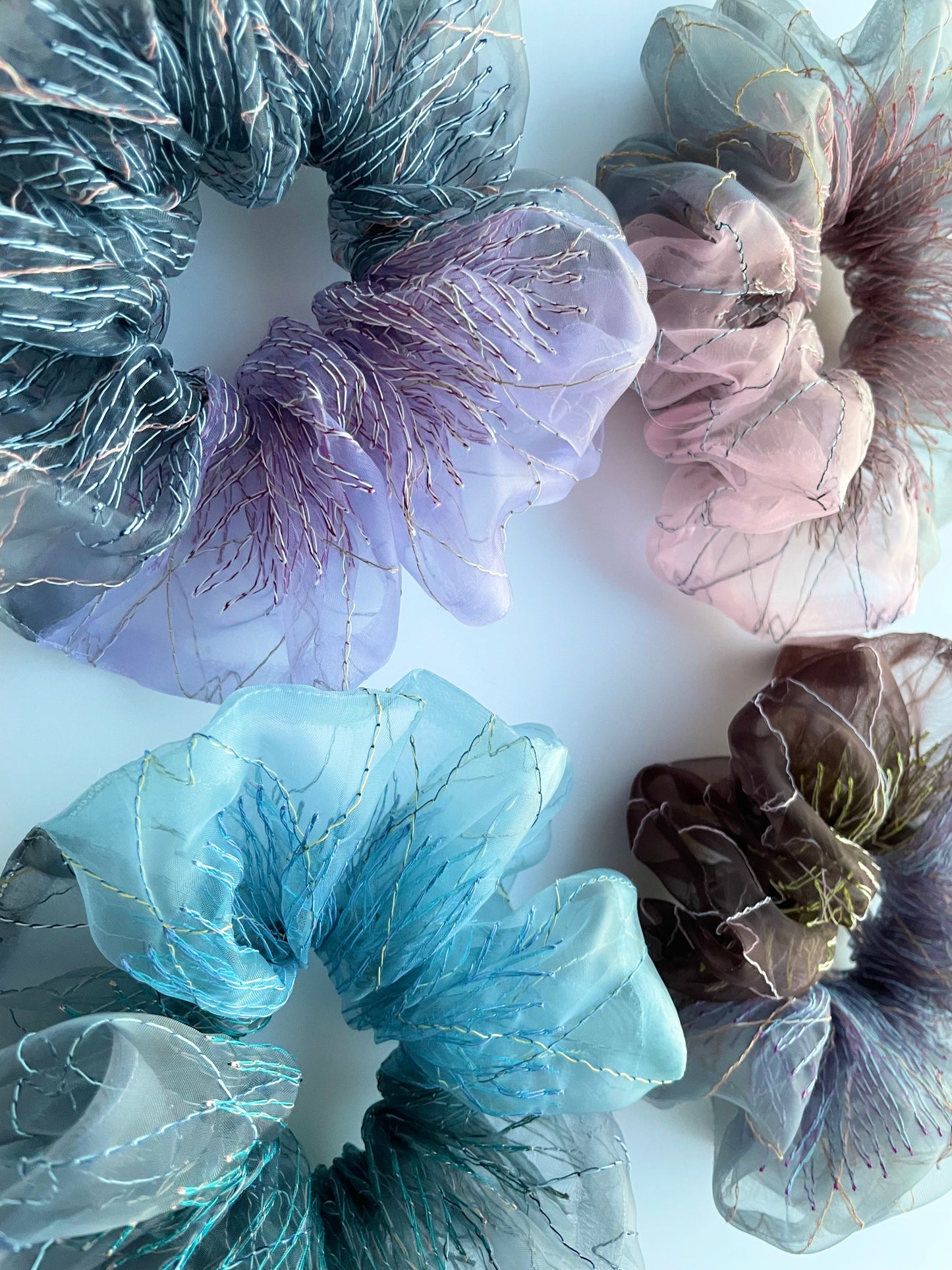 new!!scrunchie bicolor 18
