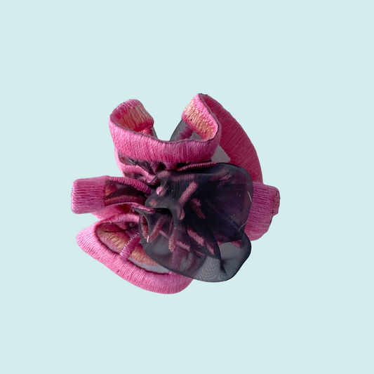 new!!pony hook black (pink)