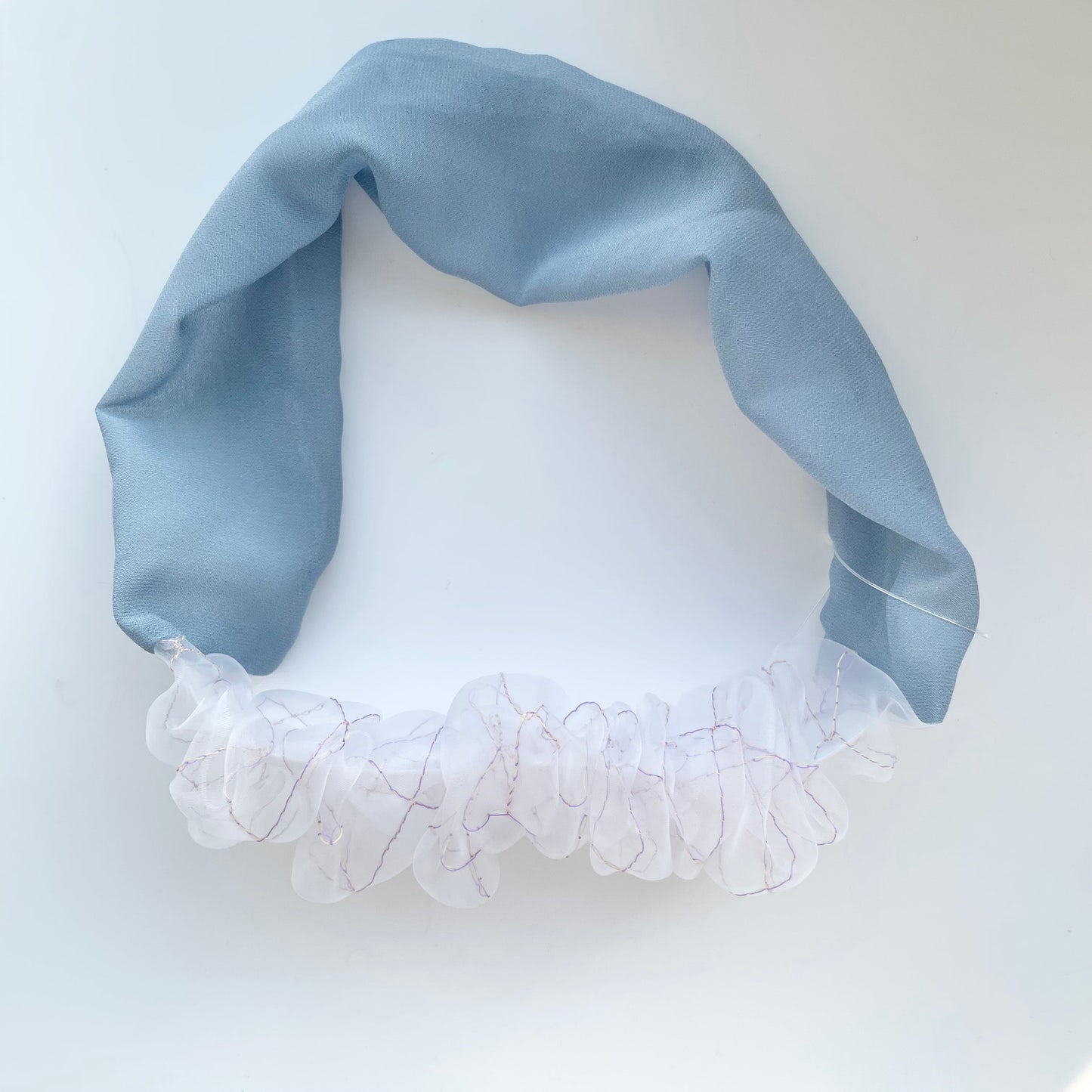 8th pop up scrunchie hairband 2tone（1点のみ）1