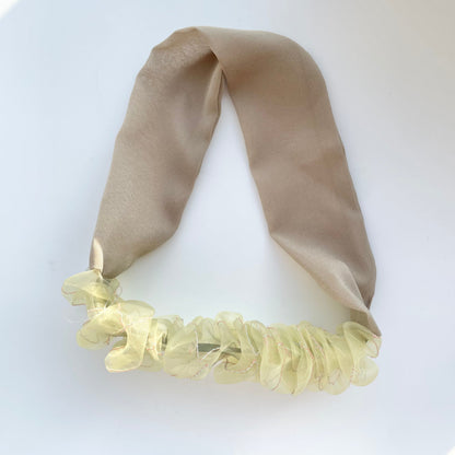 8th pop up scrunchie hairband 2tone（1点のみ）3