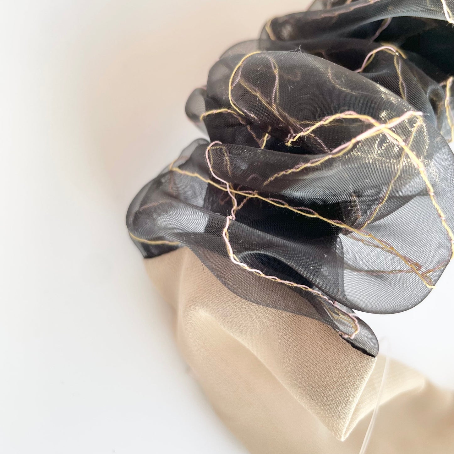 8th pop up scrunchie hairband 2tone（1点のみ）7