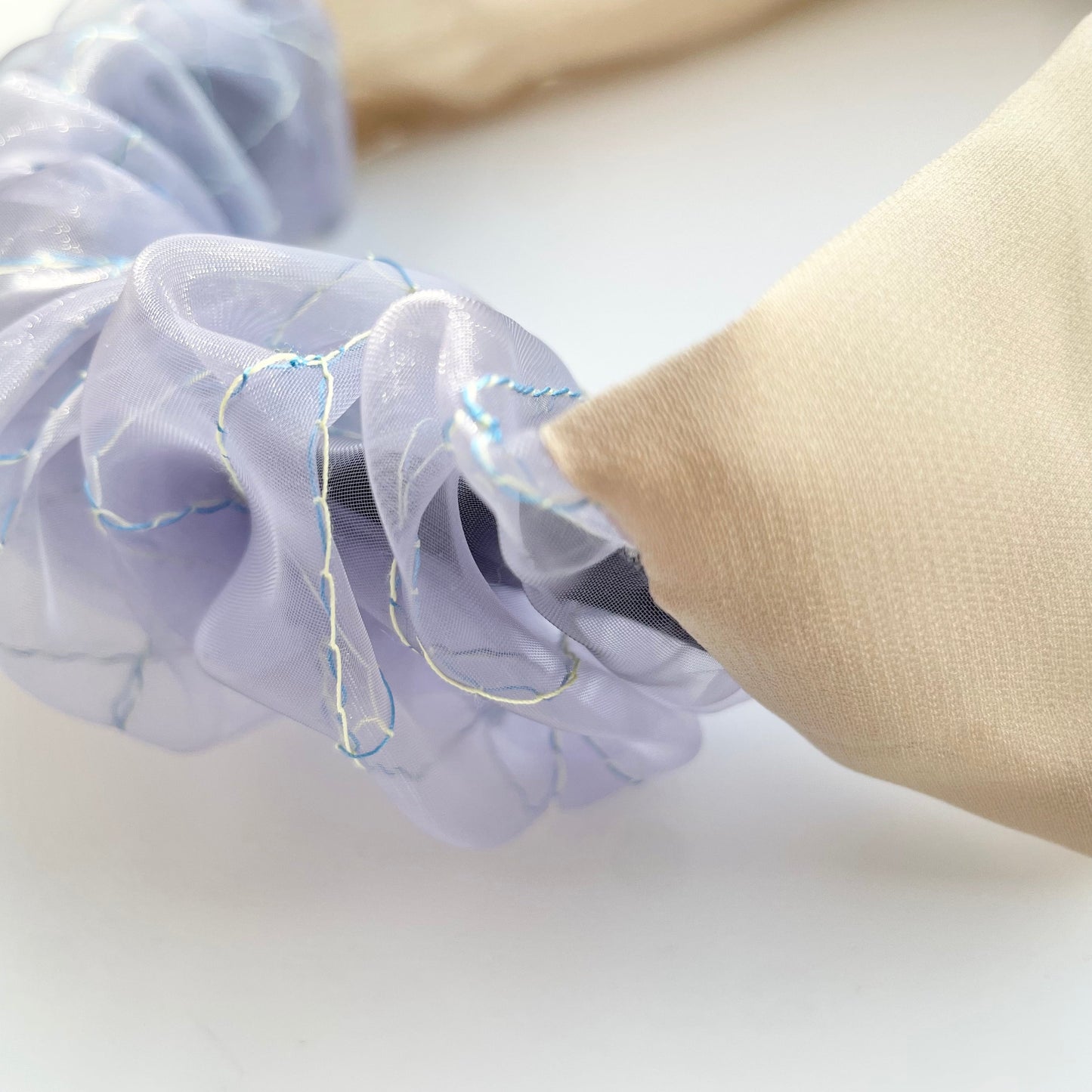 8th pop up scrunchie hairband 2tone（1点のみ）8