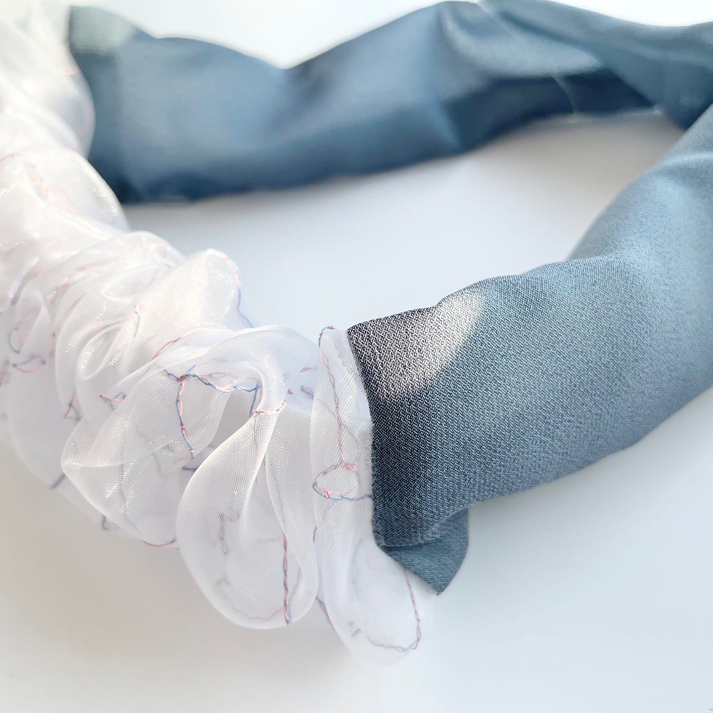 8th pop up scrunchie hairband 2tone（1点のみ）9