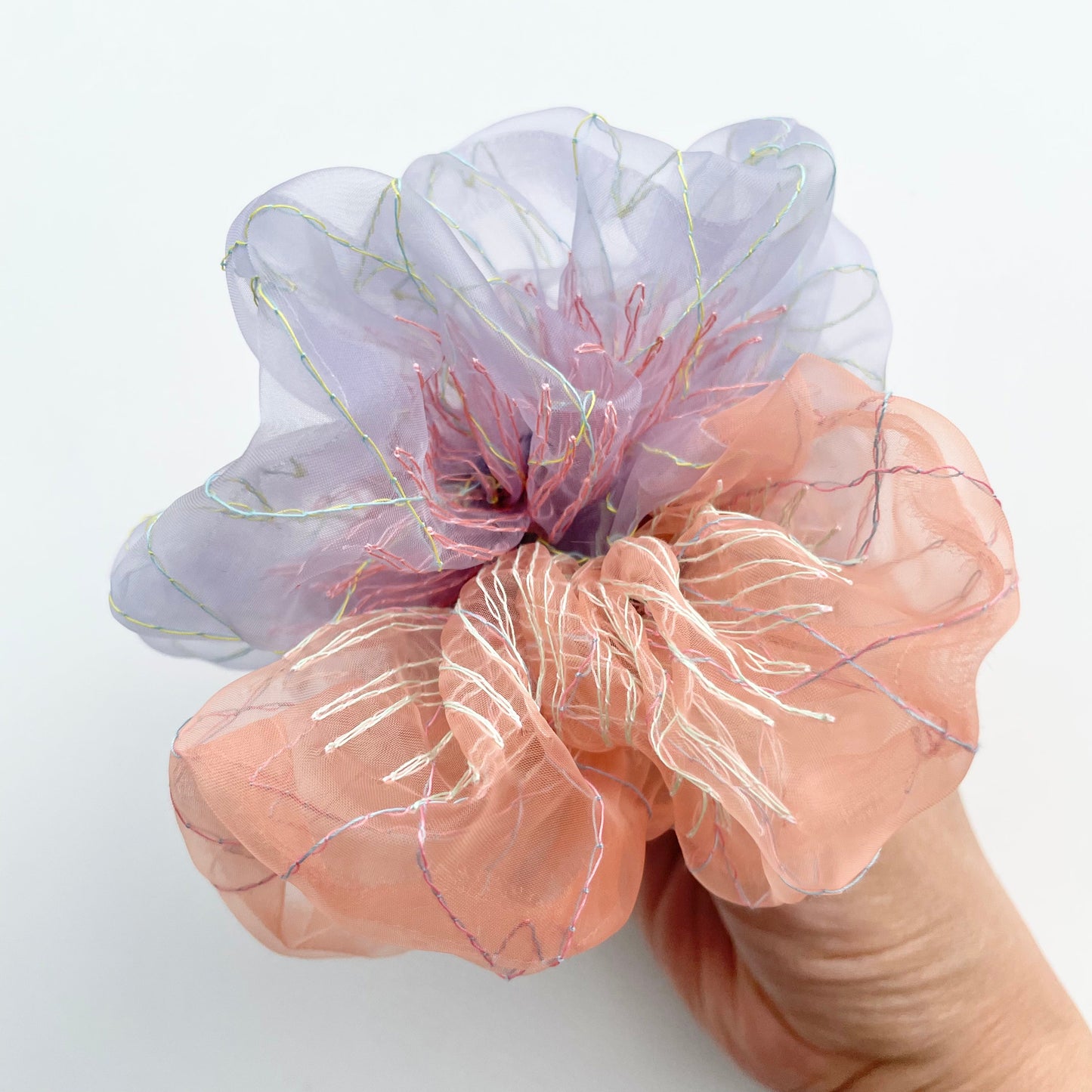 8th pop up scrunchie bicolor (１点のみ) 8