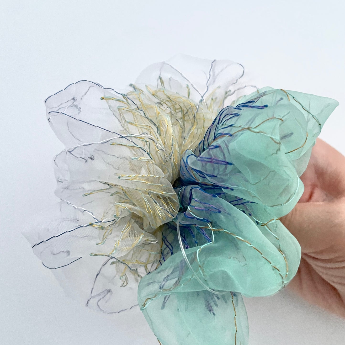 9th pop up scrunchie bicolor（1点のみ）37