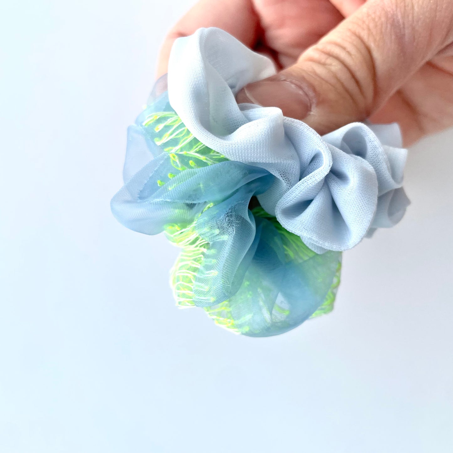 [限定]9th pop up scrunchie mini blue（1点のみ）9