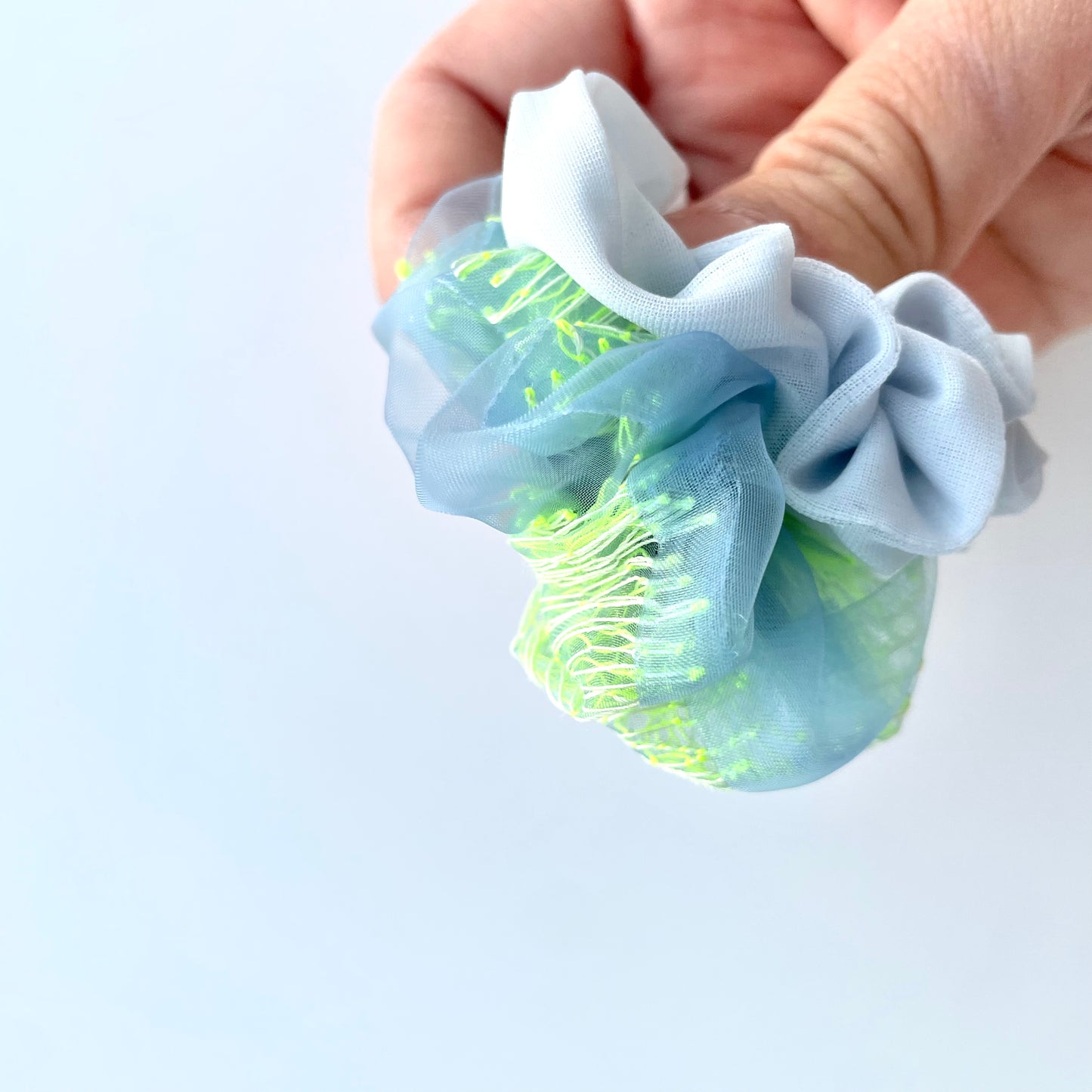 [限定]9th pop up scrunchie mini blue（1点のみ）9
