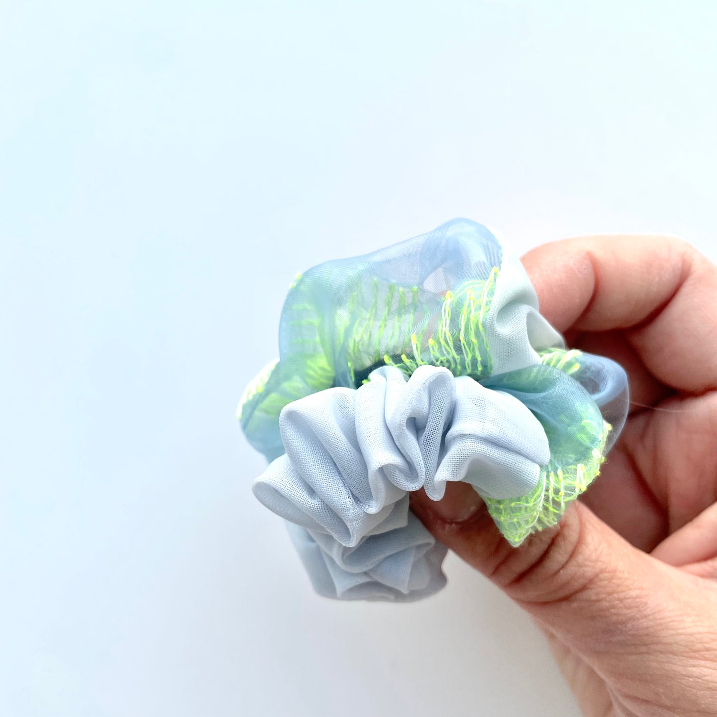 [限定]9th pop up scrunchie mini blue（1点のみ）9