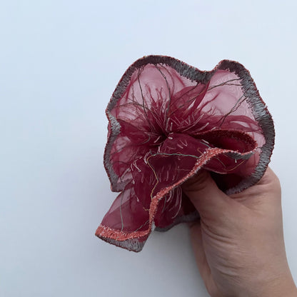 [限定カラー]9th pop up scrunchie border（1点のみ）9
