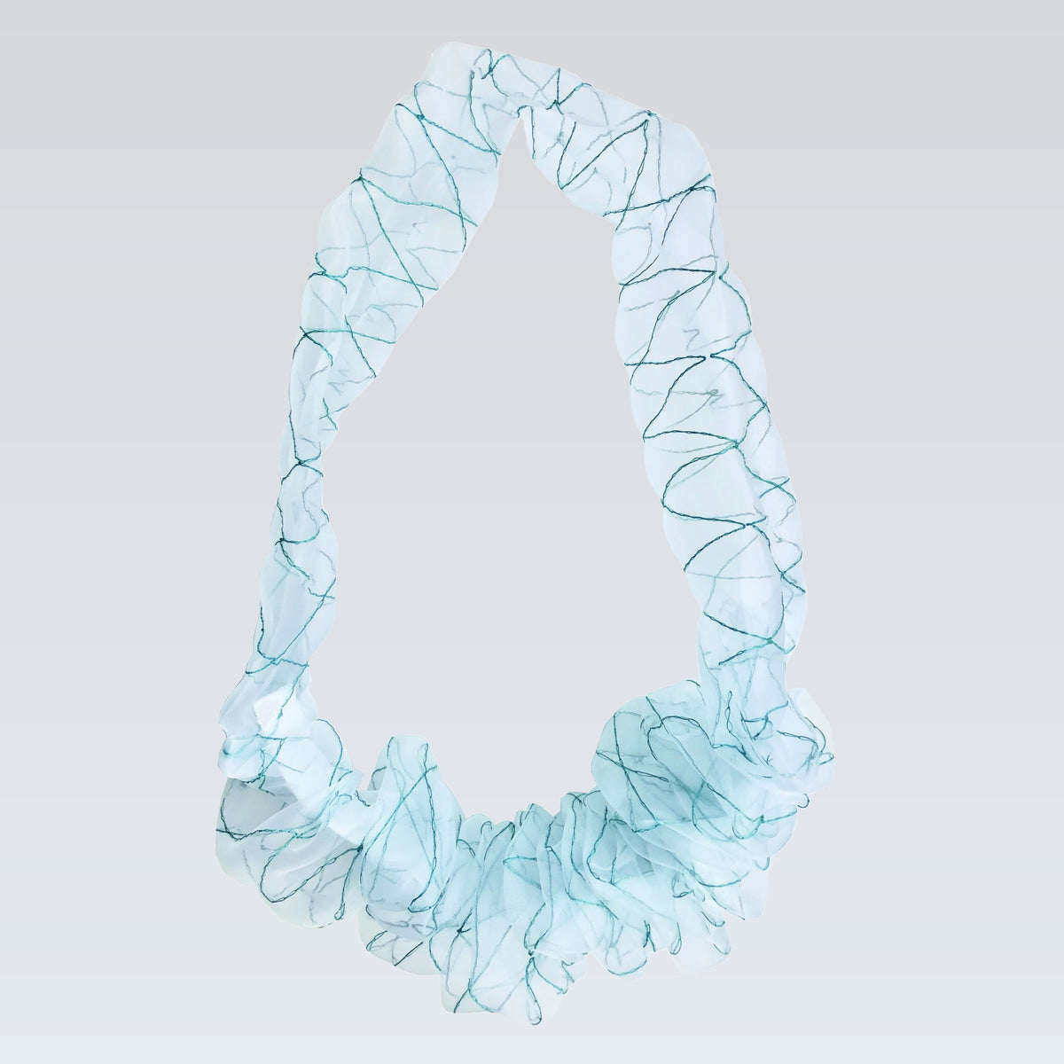 hairband basic｜clear green #6