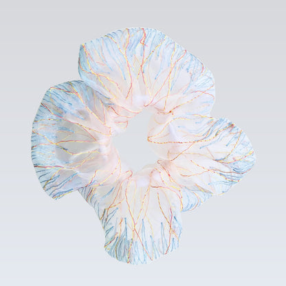 basic scrunchie｜orange sky blue #12