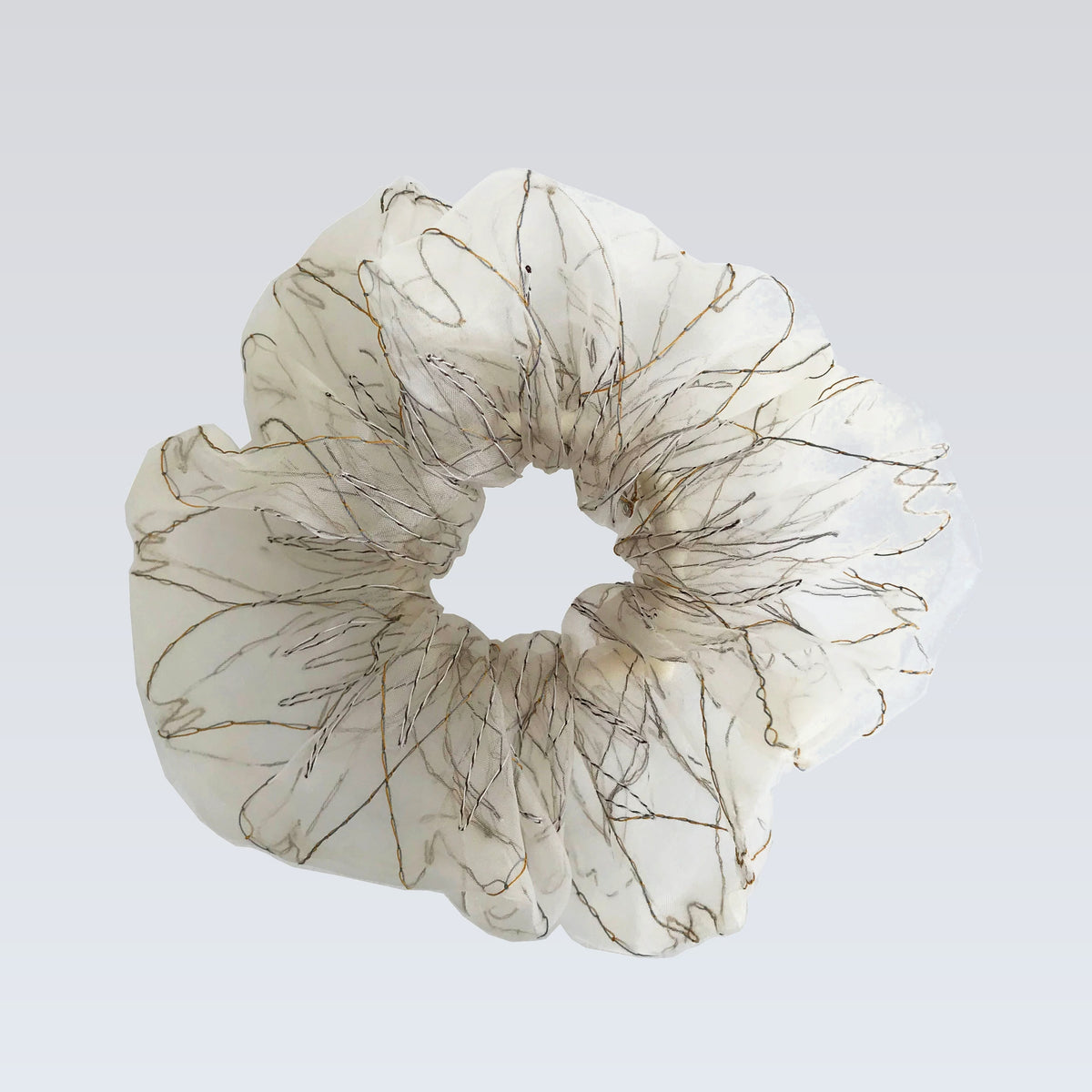 basic scrunchie｜ivory beige #16