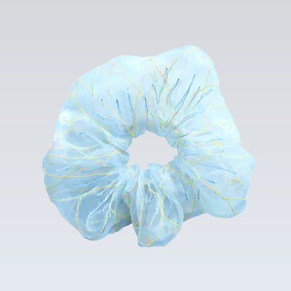 basic scrunchie｜neon orange green #23