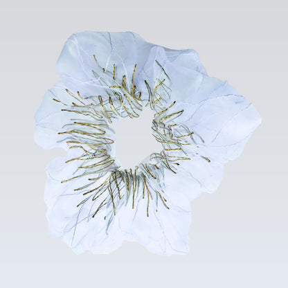 basic scrunchie｜lilac camel #5