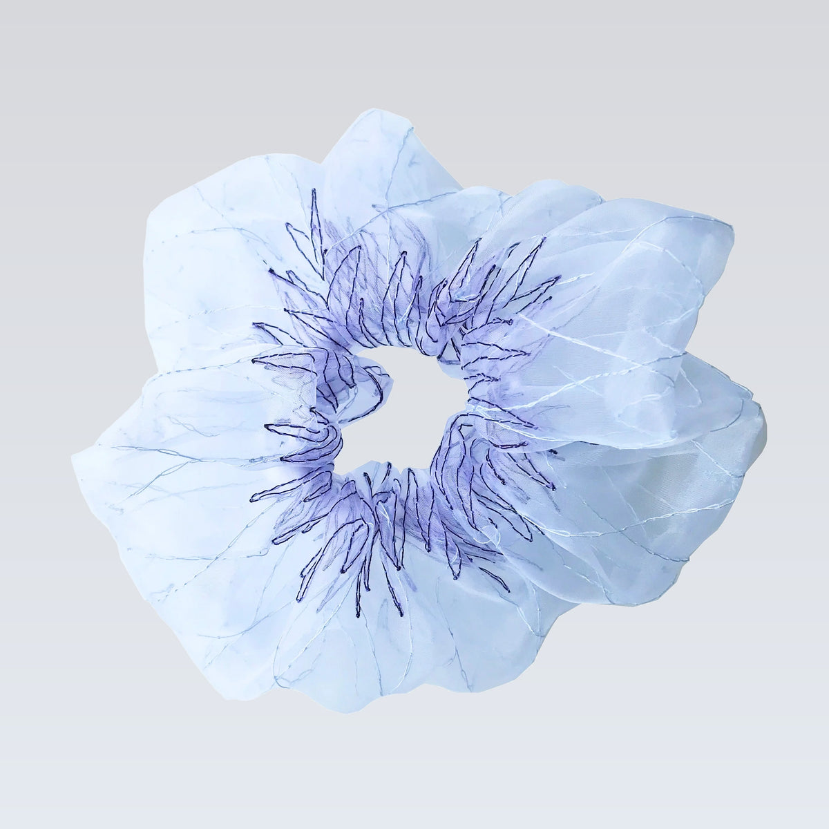 basic scrunchie｜deep blue #8