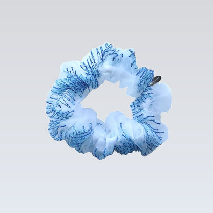 mini scrunchie｜ice blue #1