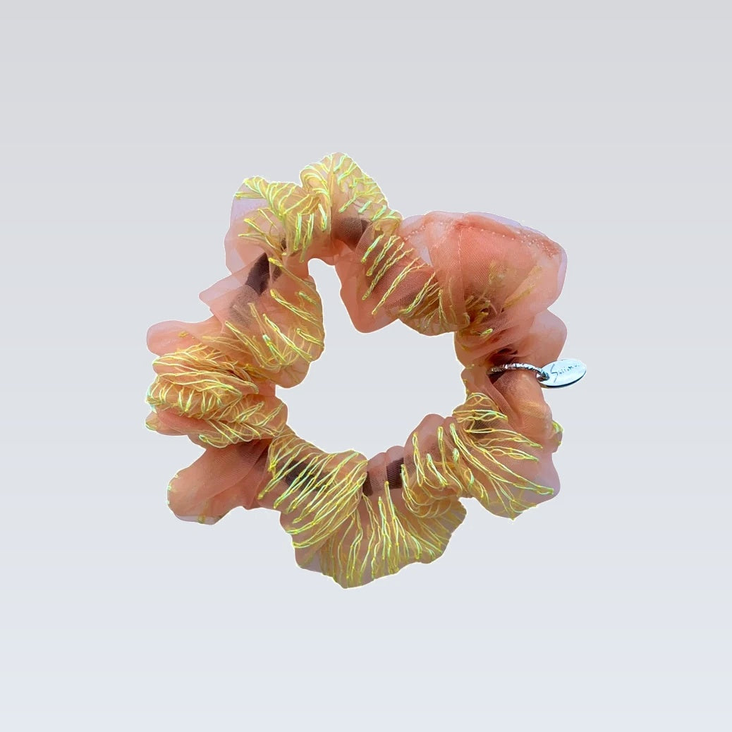 mini scrunchie｜honey yellow #14