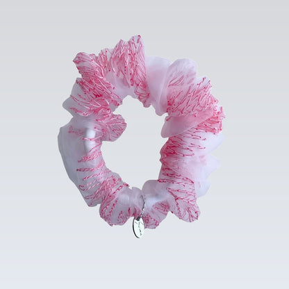 mini scrunchie｜rose pink #4
