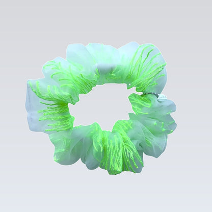 mini scrunchie｜lime green #5