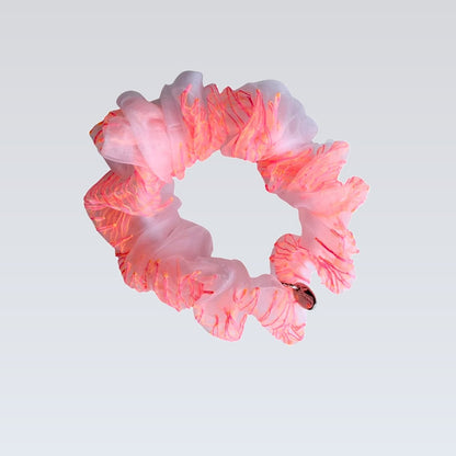 mini scrunchie｜coral pink #7