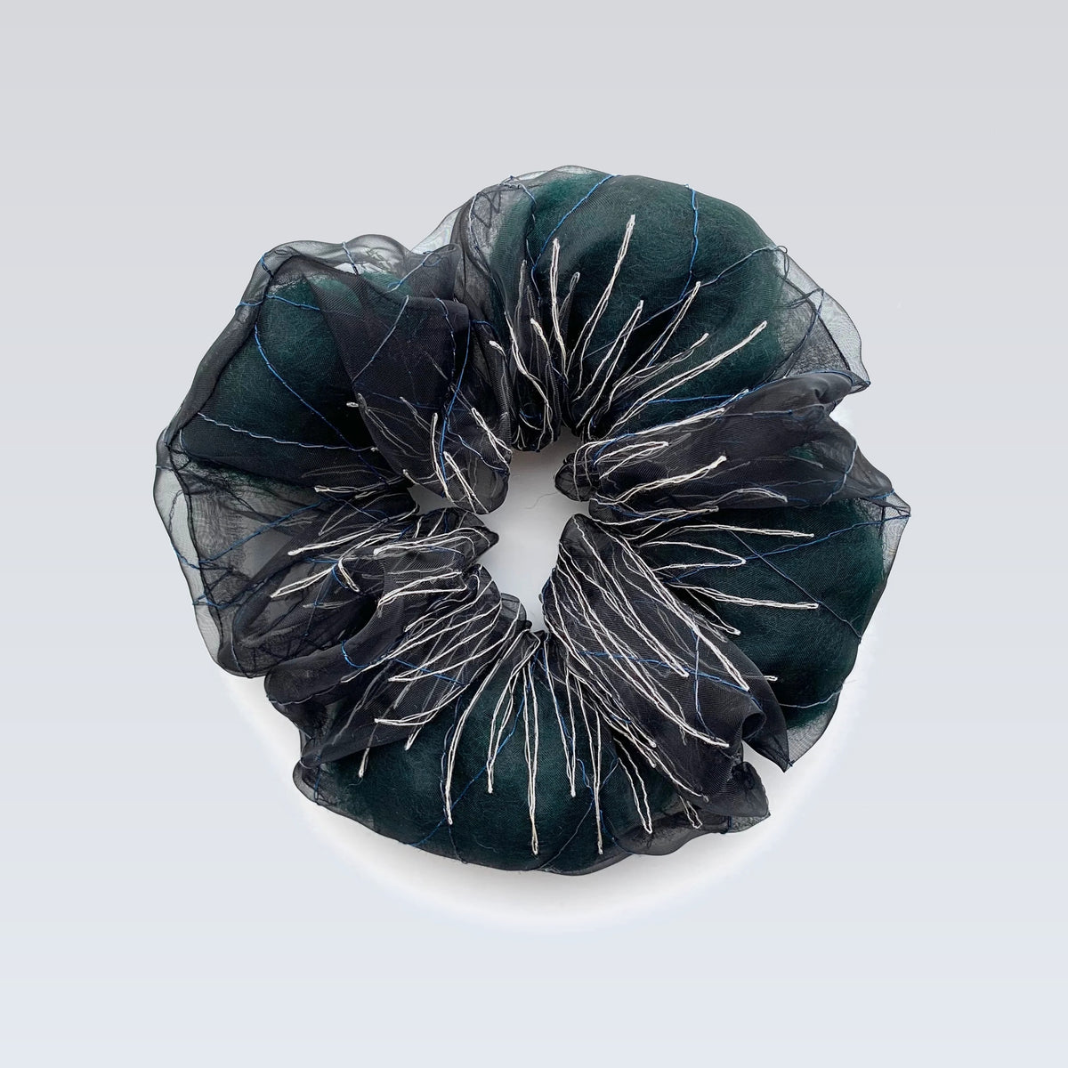 youmou scrunchie｜black moss #11