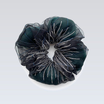 youmou scrunchie｜black moss #11
