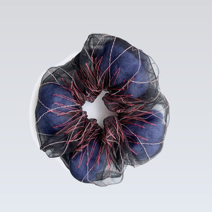 youmou scrunchie｜black blueberry #8
