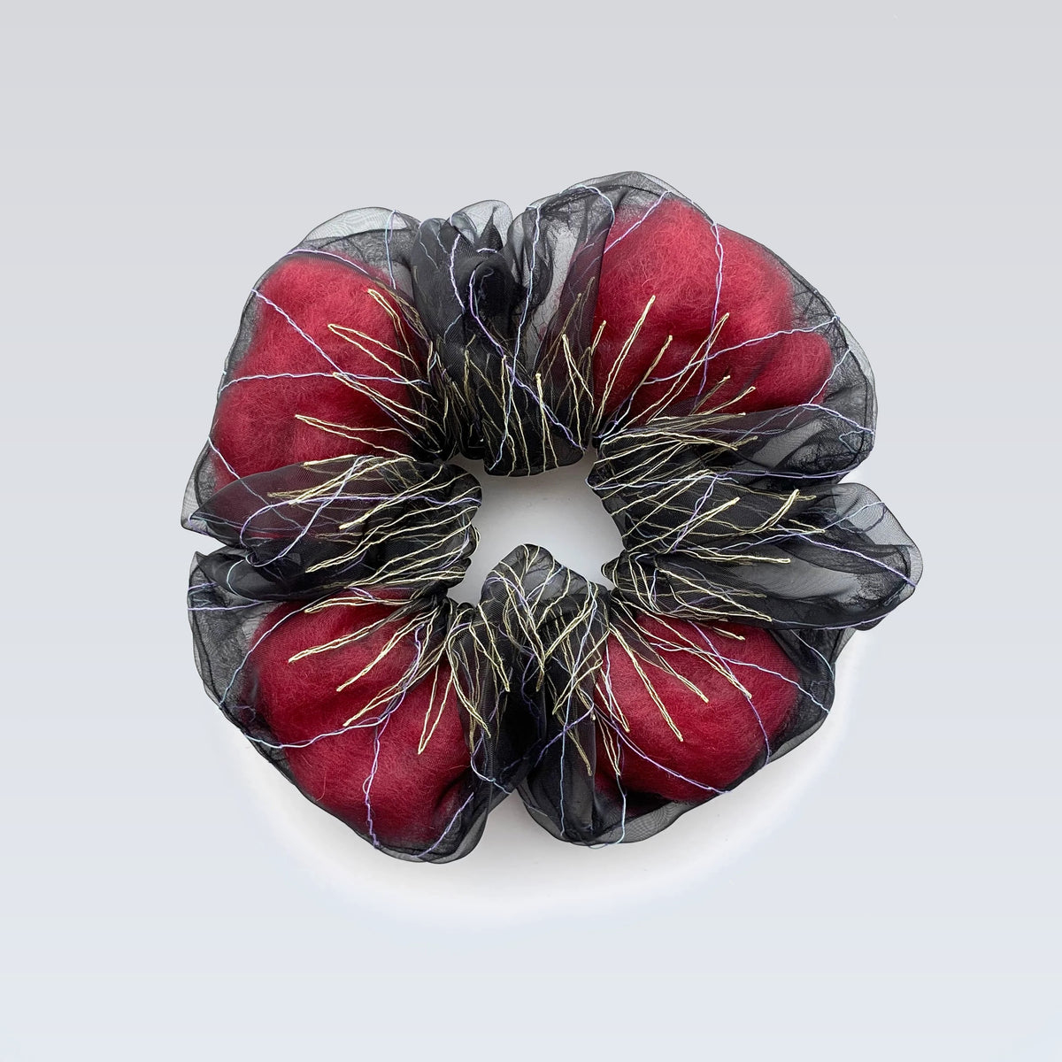 youmou scrunchie｜black cherry #9