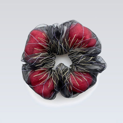 youmou scrunchie｜black cherry #9