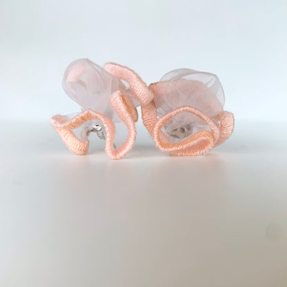 pierce・earring organza (pink)